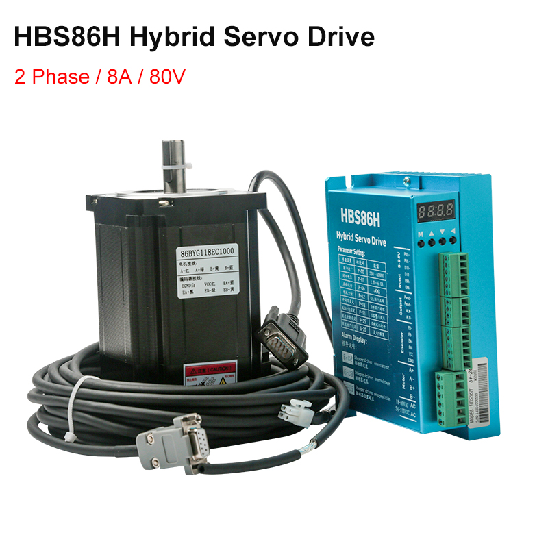 Hybrid Servo Driver Nema 34 8.5Nm - Servocontrolador híbrido HBS860H, controlador de Motor