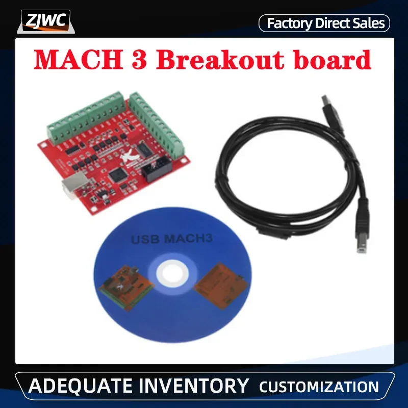Mach3 Usb Cnc Controller 4 Axis 100Khz - 3 uds/juego 1 unidad de placa