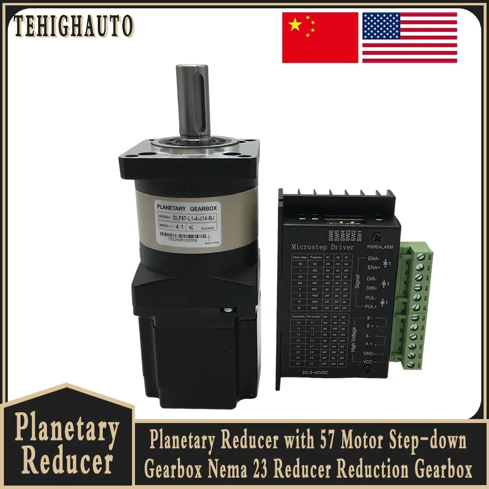 Nema 23 Closed Loop Stepper Motor Driver Kit - Caja de cambios planetaria 57 Motor