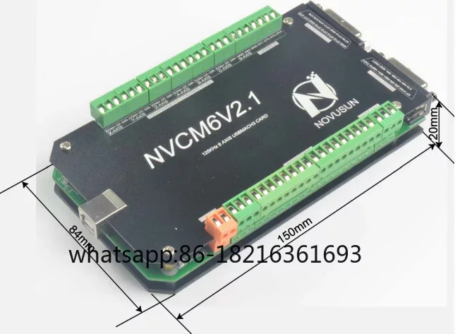 5 Axis Cnc Breakout Board Interface Mach3 - Controlador CNC V2.1 de 3/4/5/6 Ejes,
