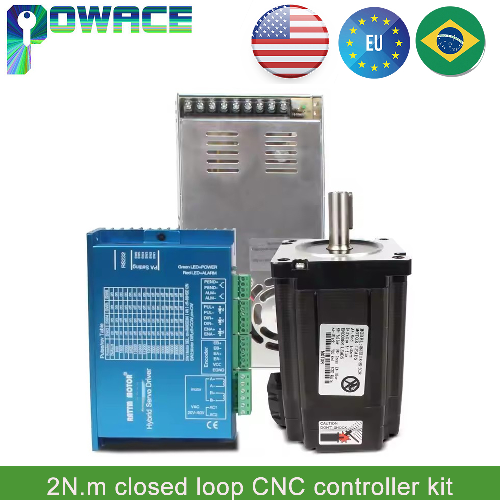 Nema 23 Closed Loop Stepper Motor Driver Kit - 【UE】 Kit de controlador CNC de