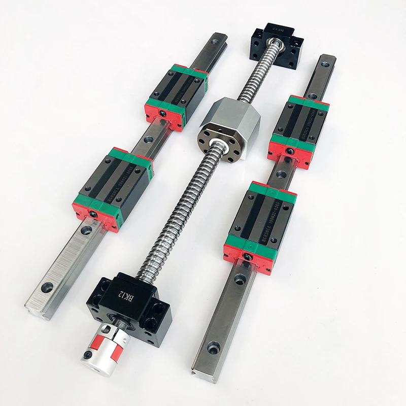 Hgr20 Linear Guide Rail Ballscrew Set - 2 Juegos de Rieles de Guía