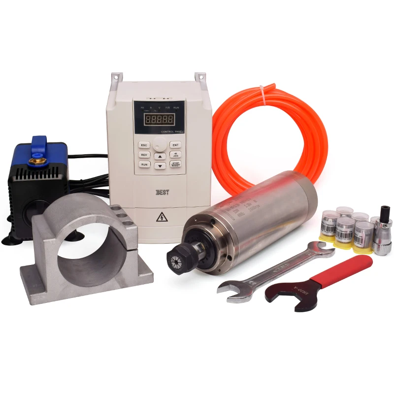 2.2Kw Water Cooled Spindle Kit Vfd - Kit de Husillo GDZ de Alta