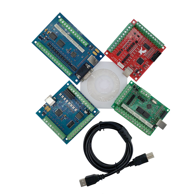 Mach3 Usb Cnc Controller 4 Axis 100Khz - 1 unidad de placa de interfaz