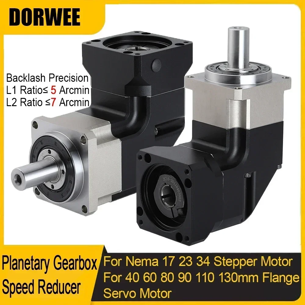 Planetary Gearbox Reducer Nema 23 34 - Caja de cambios planetaria en ángulo