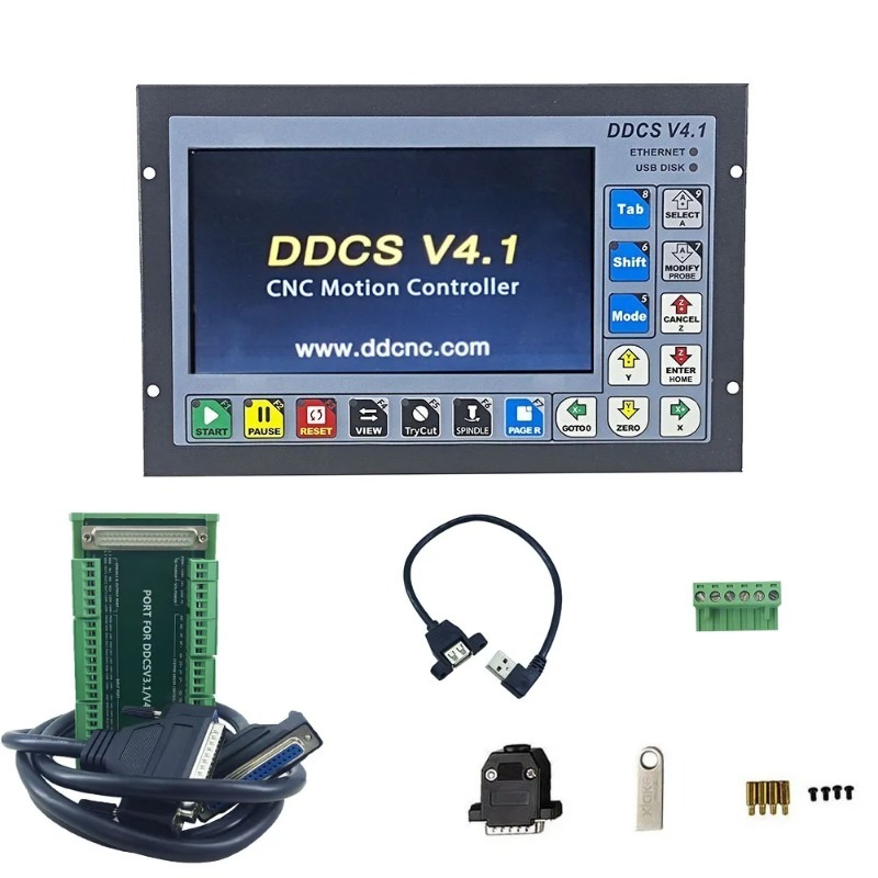 Ddcs V4.1 4 Axis Cnc Offline Controller - Controlador de Movimiento Independiente DDCS V4.1,