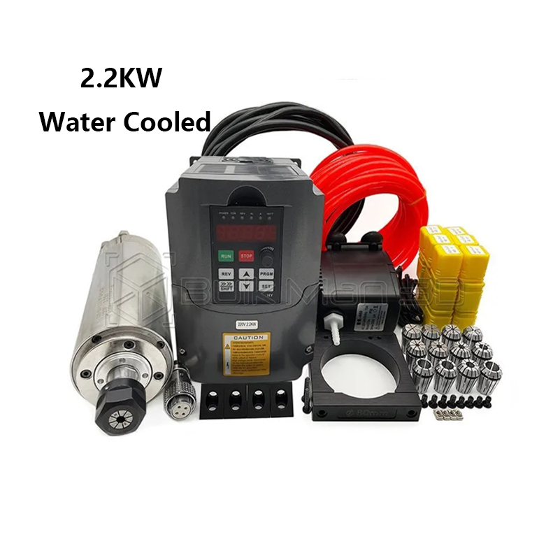 Er20 Collet Chuck Spindle Motor 220V - Motor de Husillo Refrigerado por Agua