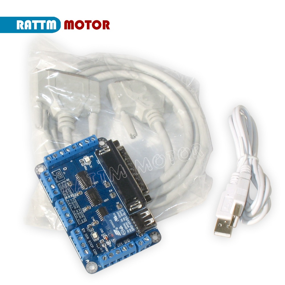 5 Axis Cnc Breakout Board Interface Mach3 - Placa de Interfaz CNC de 5