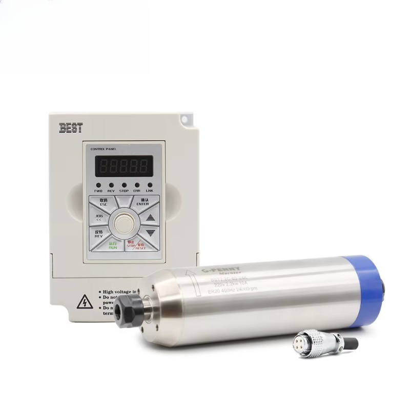 2.2Kw Water Cooled Spindle Kit Vfd - Kit de Motor de Husillo Refrigerado