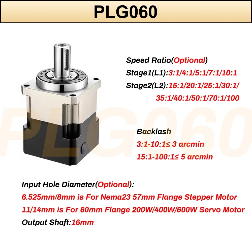 Reductor planetario de entrada - Planetary Gearbox Reducer Nema 23 34 reseña y precio