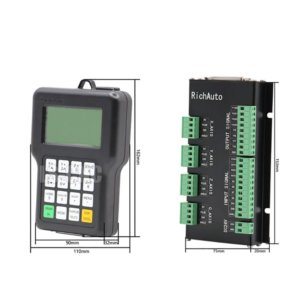 Richauto-máquina de grabado Ds - Richauto A11 Dsp Controller 3 Axis reseña y precio