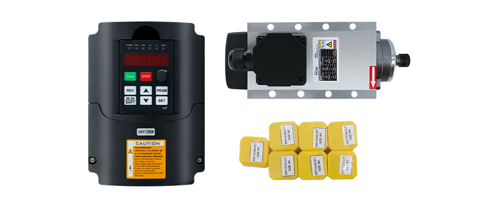 HLTNC 1.5kw Motor de Husillo R - Air Cooled 1.5Kw Spindle Motor Inverter 110V reseña y precio