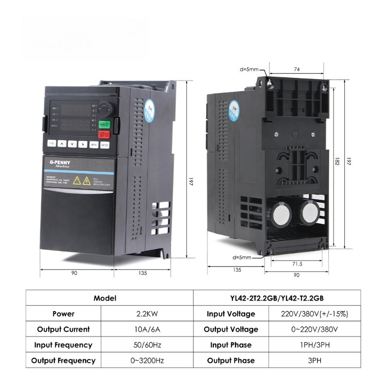 Kit de Husillo Refrigerado por - 2.2Kw Water Cooled Spindle Kit Vfd reseña y precio
