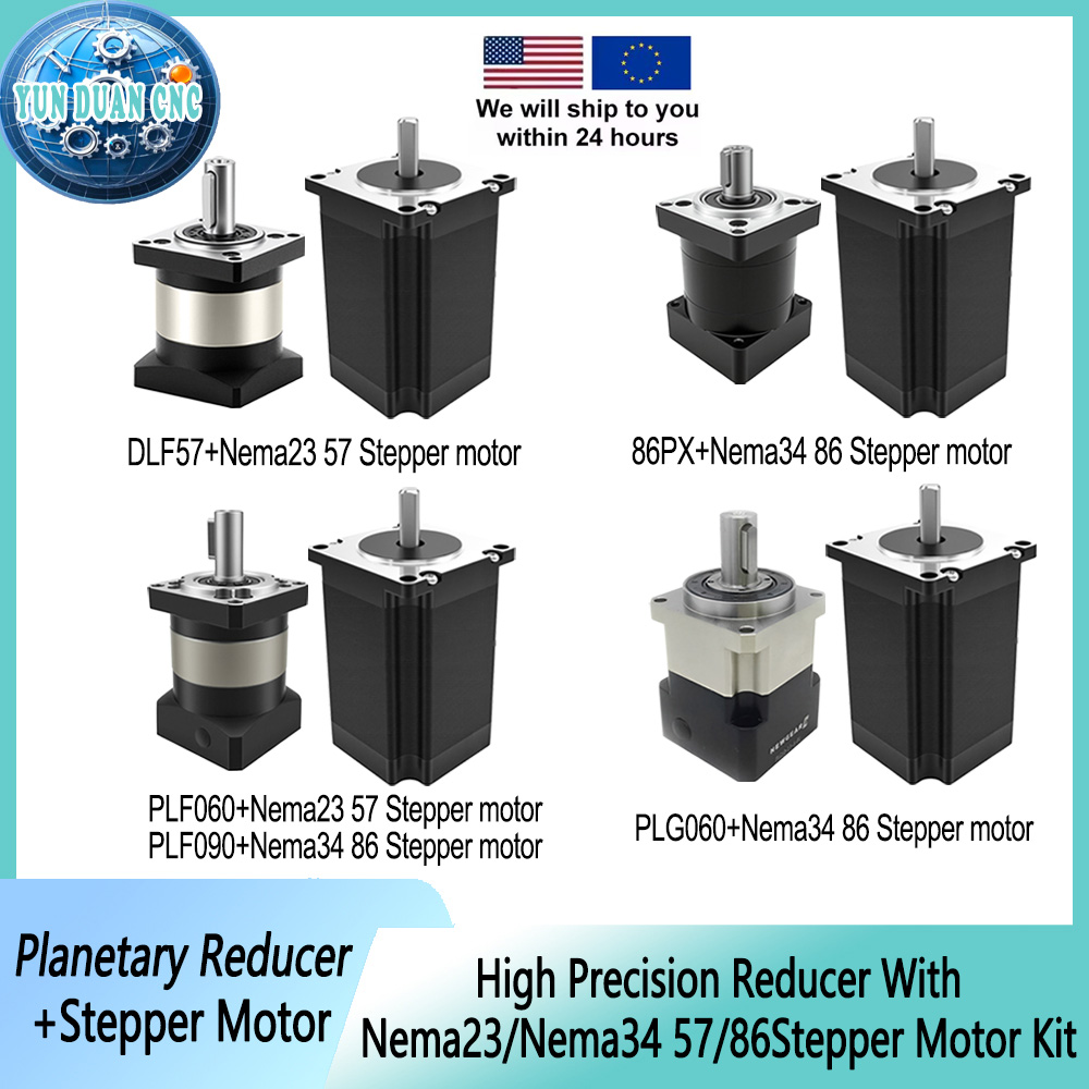 Kits de motor paso a paso con  - Planetary Gearbox Reducer Nema 23 34 reseña y precio