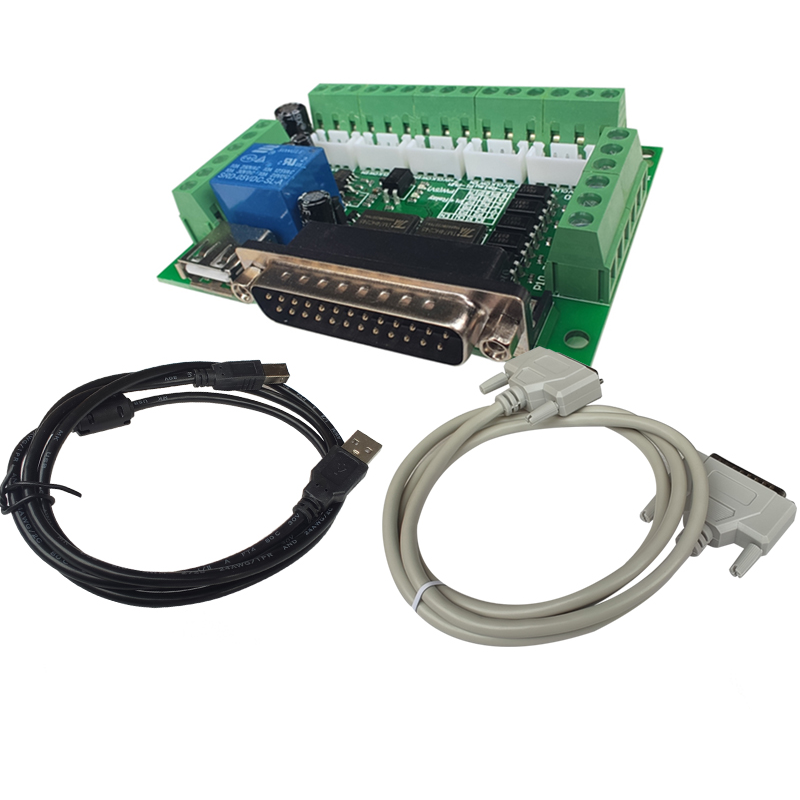 1 Juego de Adaptador de Interf - 5 Axis Cnc Breakout Board Interface Mach3 reseña y precio