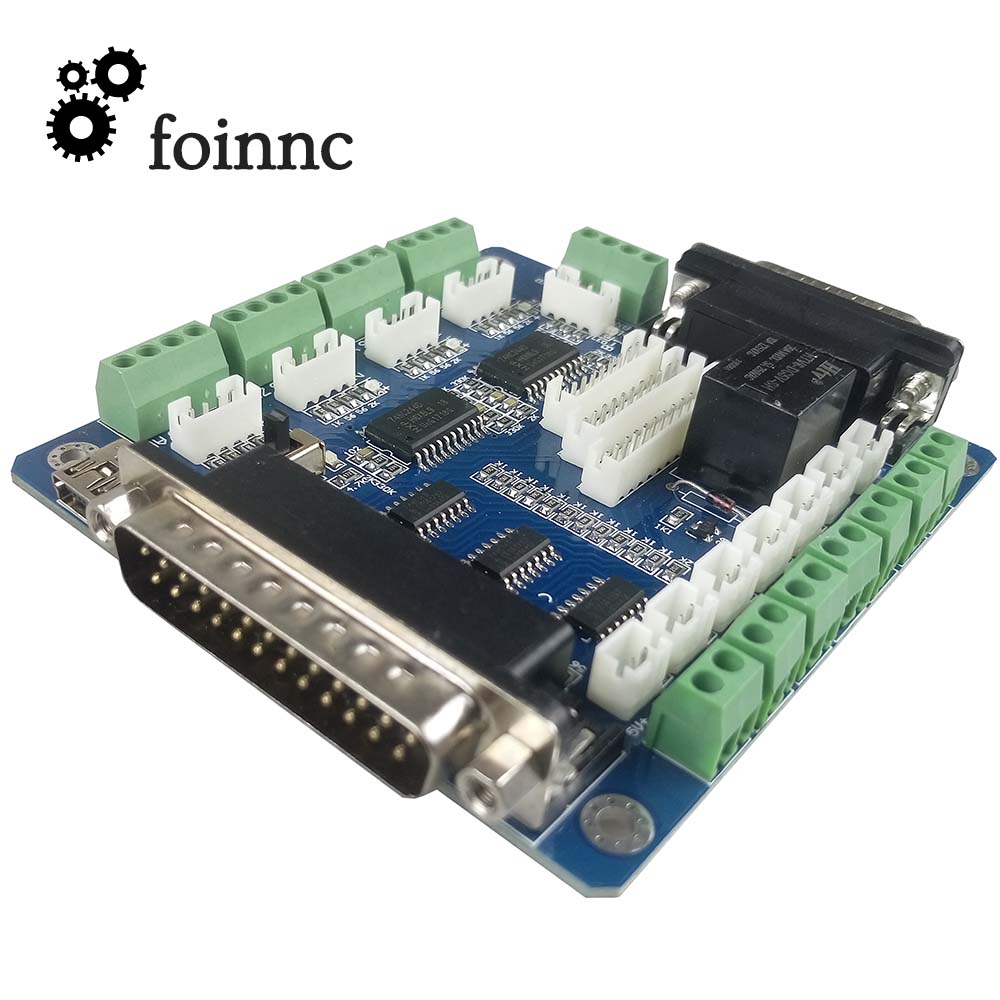 Mach3 placa controladora de ar - 5 Axis Cnc Breakout Board Interface Mach3 reseña y precio
