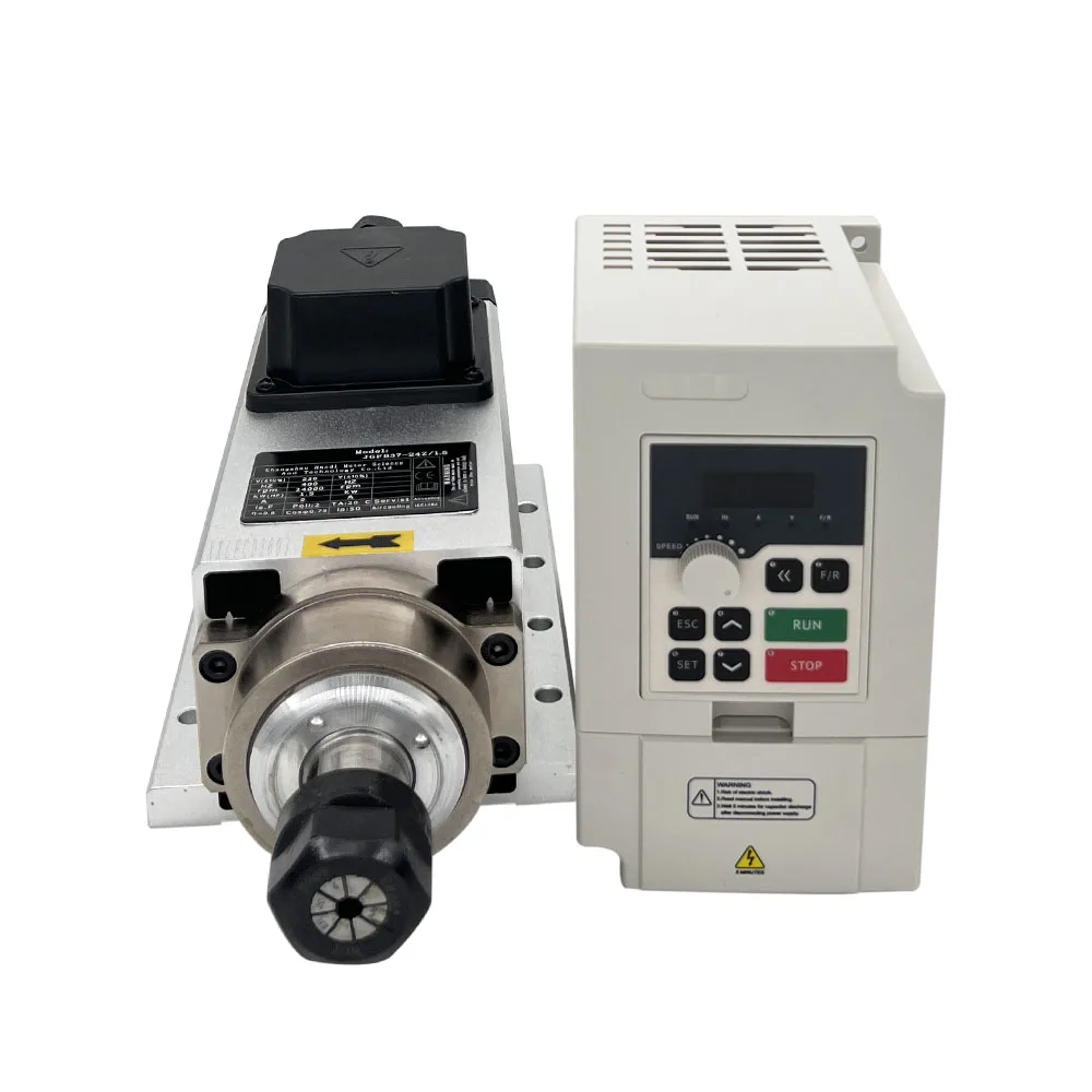 Kit de Motor de Husillo CNC de - Air Cooled 1.5Kw Spindle Motor Inverter 110V reseña y precio