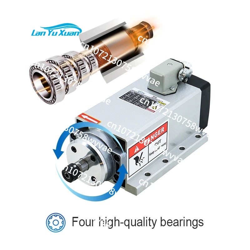 Kit de Husillo CNC Refrigerado - Air Cooled 1.5Kw Spindle Motor Inverter 110V reseña y precio