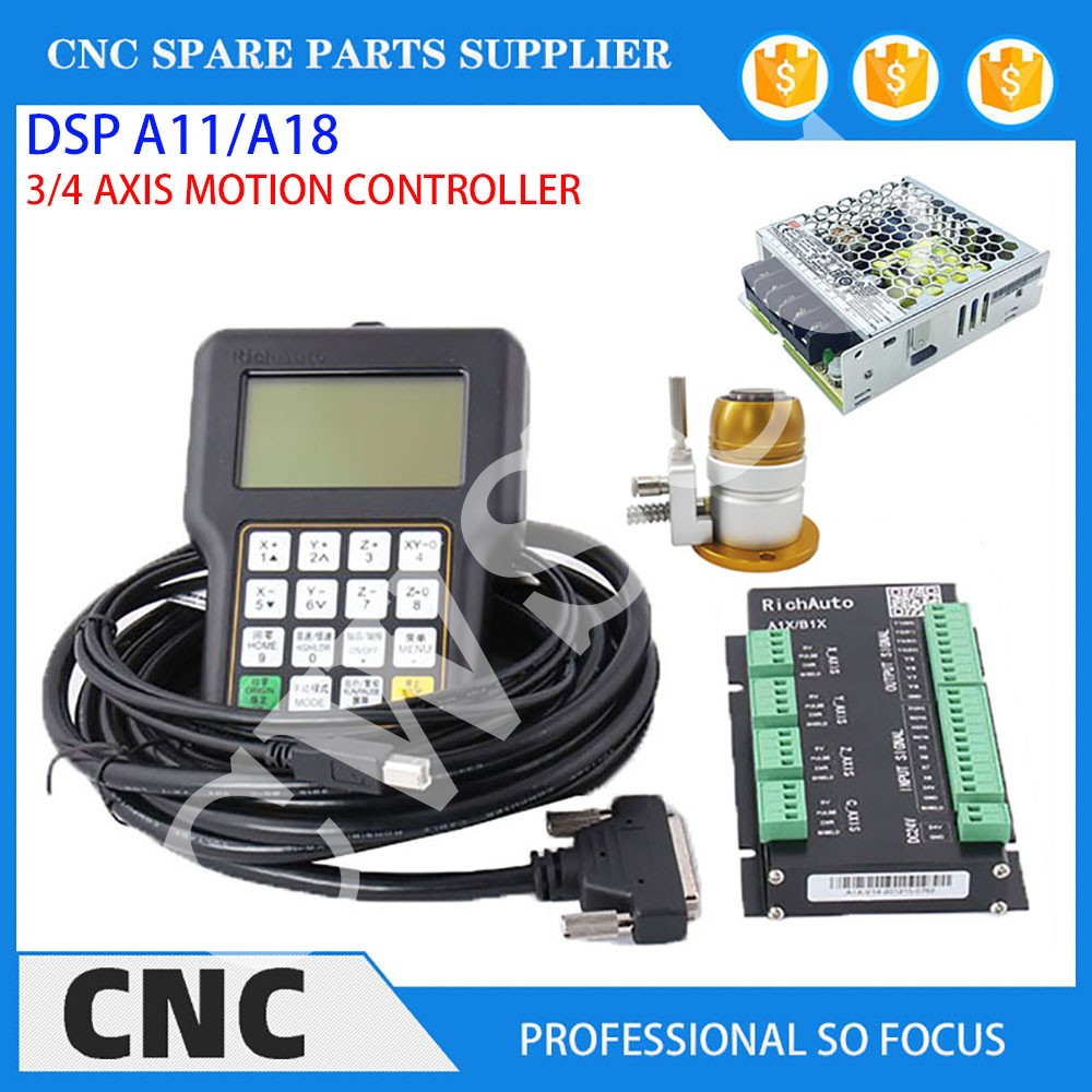 Máquina herramienta CNC de 3 e - Richauto A11 Dsp Controller 3 Axis reseña y precio