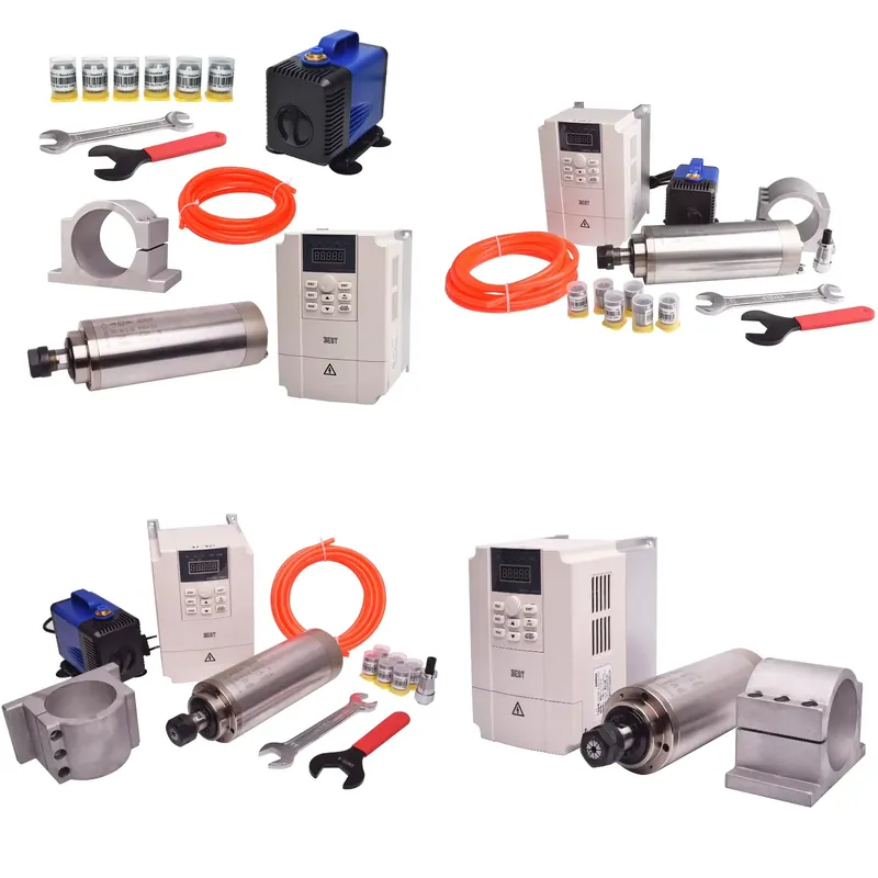 Conjunto de Husillo Refrigerad - 2.2Kw Water Cooled Spindle Kit Vfd reseña y precio