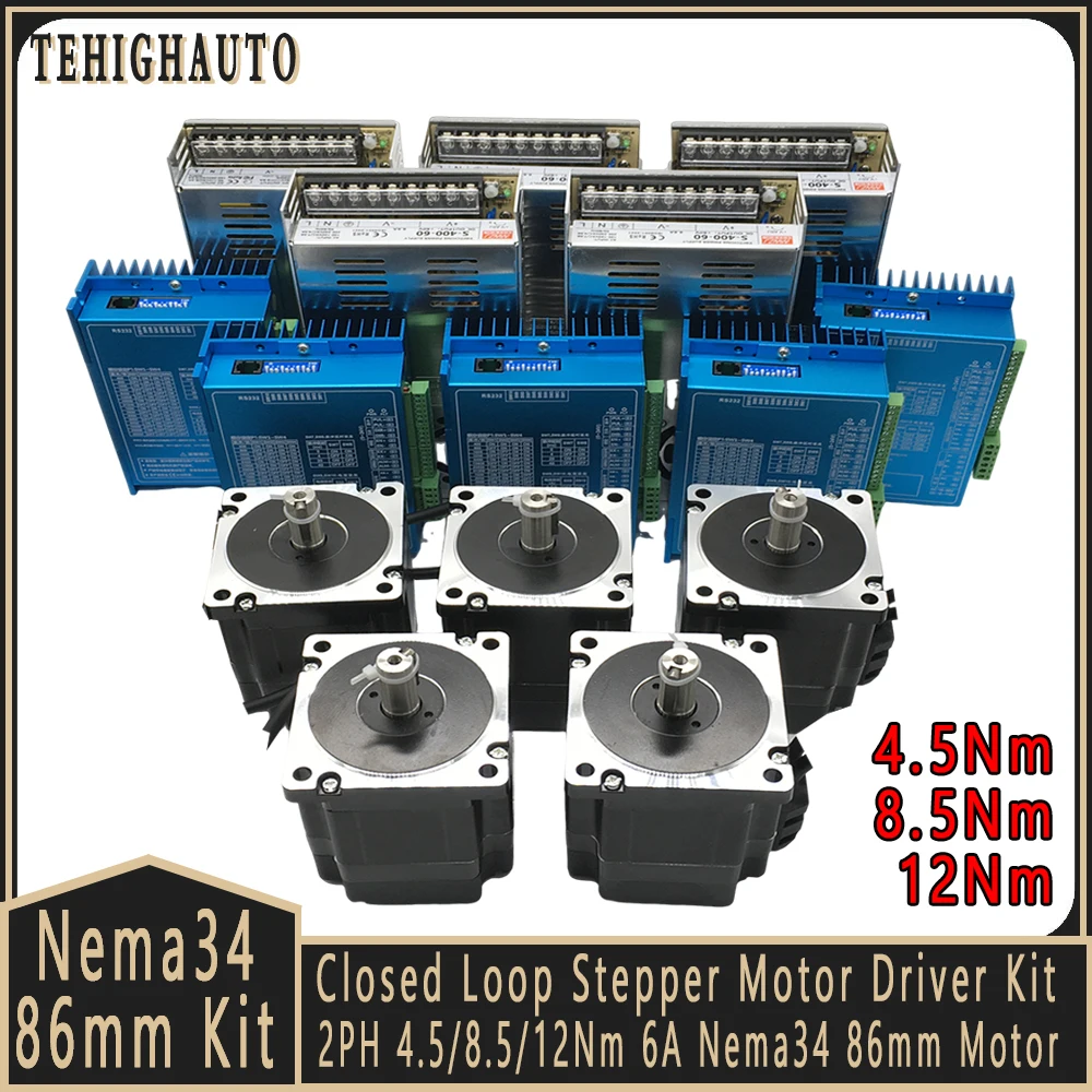Kit de Motor paso a paso de ci - Hybrid Servo Driver Nema 34 8.5Nm reseña y precio