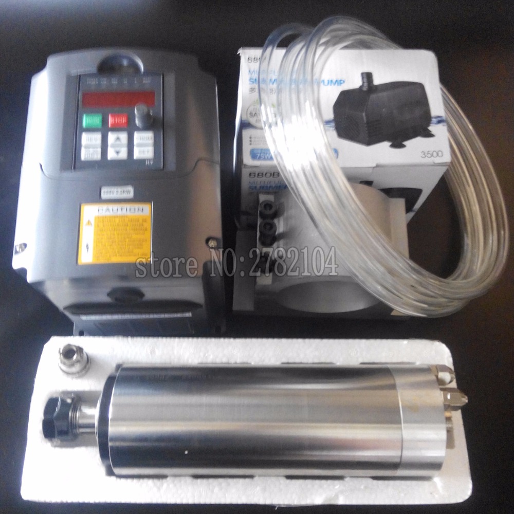 Kit de husillo refrigerado por - 2.2Kw Water Cooled Spindle Kit Vfd reseña y precio