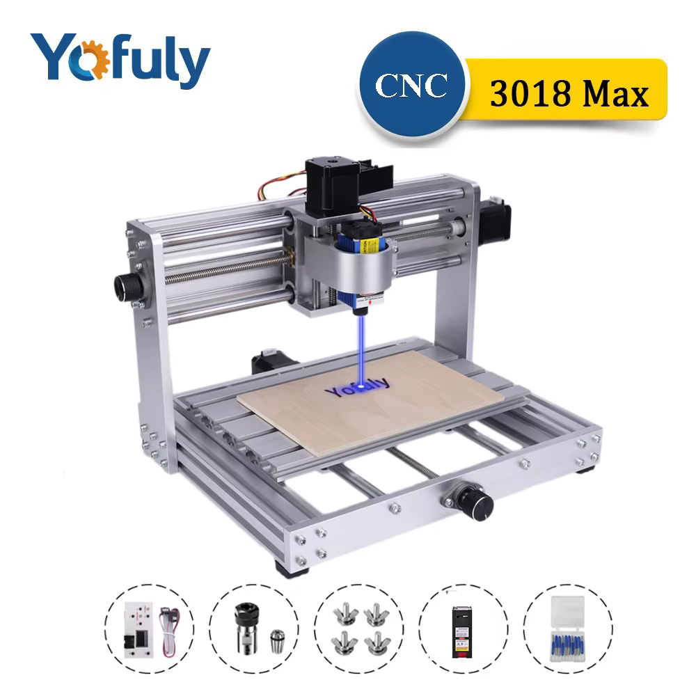 Máquina de grabado de Metal CN - Cnc 3018 Pro Max Metal reseña y precio