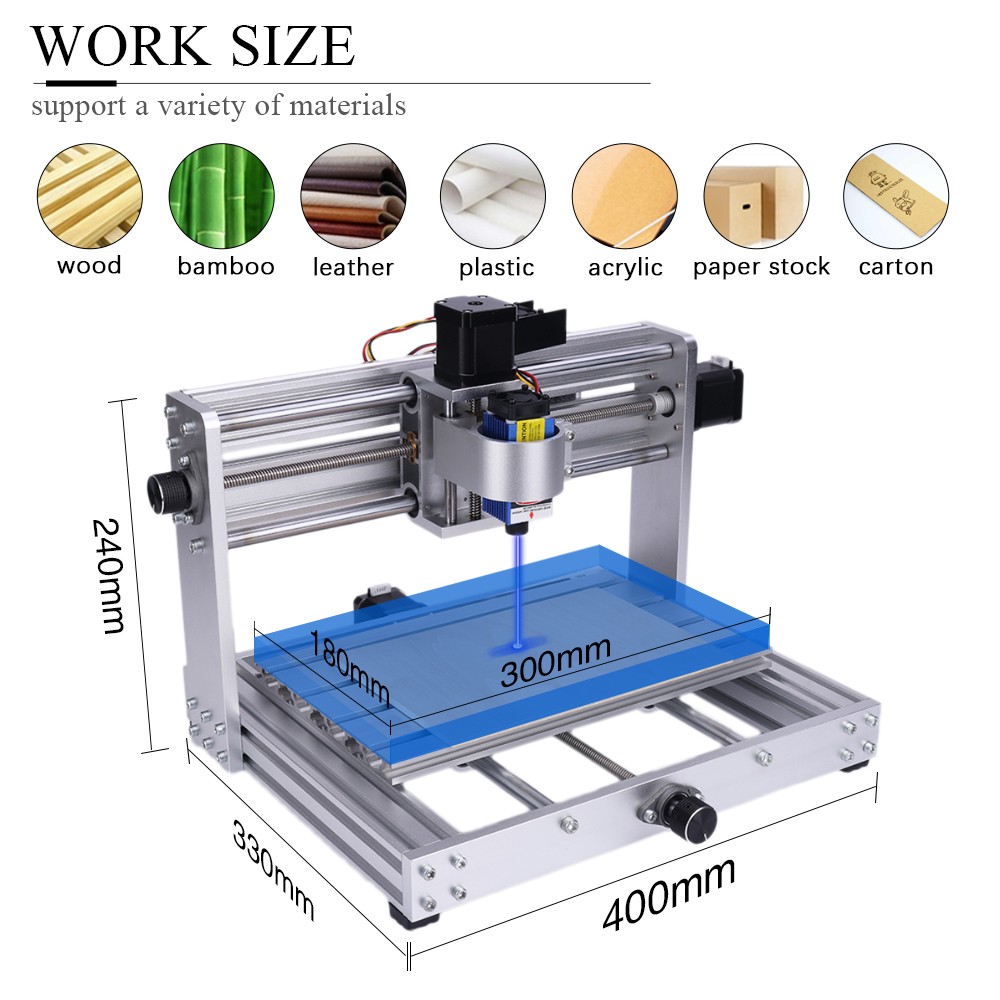 Máquina de grabado de Metal CN - Cnc 3018 Pro Max Metal reseña y precio