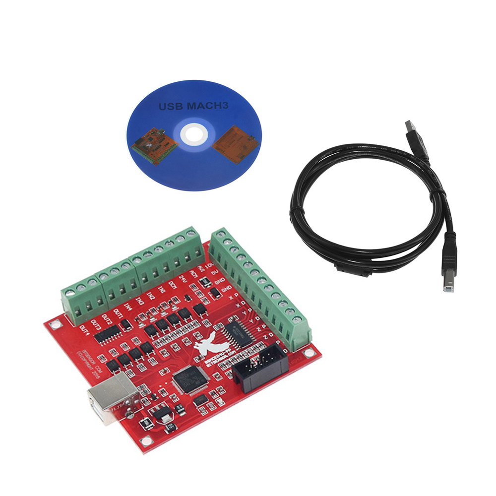 MACH3 CNC USB 100Khz Breakout  - Mach3 Usb Cnc Controller 4 Axis 100Khz reseña y precio