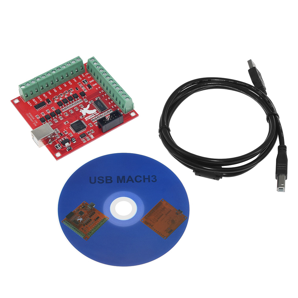 MACH3 CNC USB 100Khz Breakout  - Mach3 Usb Cnc Controller 4 Axis 100Khz reseña y precio