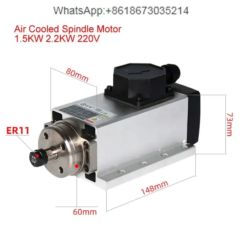 Motor de Husillo CNC de 800W,  - Er20 Collet Chuck Spindle Motor 220V reseña y precio