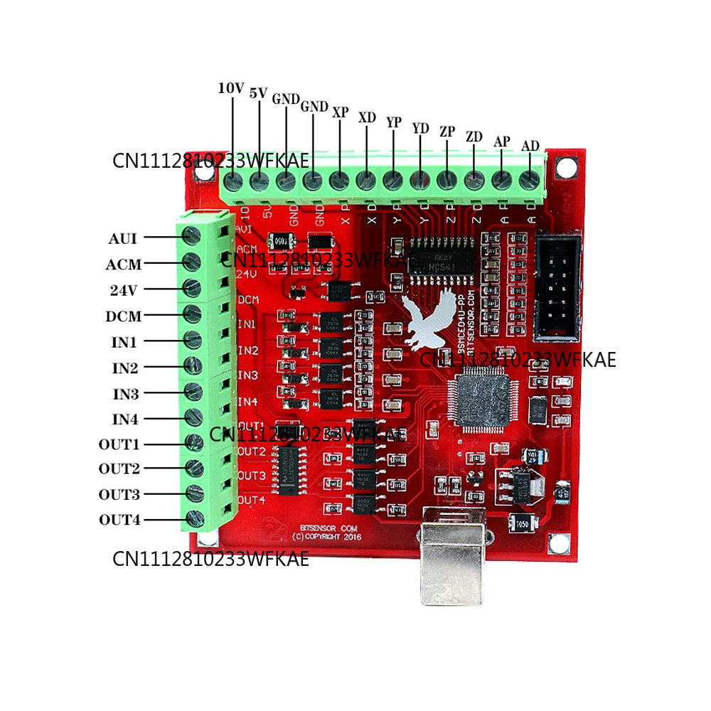 Tarjeta de Interfaz CNC USB MA - Mach3 Usb Cnc Controller 4 Axis 100Khz reseña y precio
