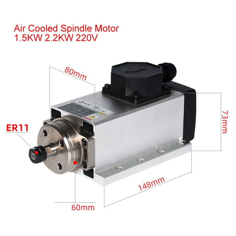 Motor de Husillo CNC de 800W,  - Er20 Collet Chuck Spindle Motor 220V reseña y precio
