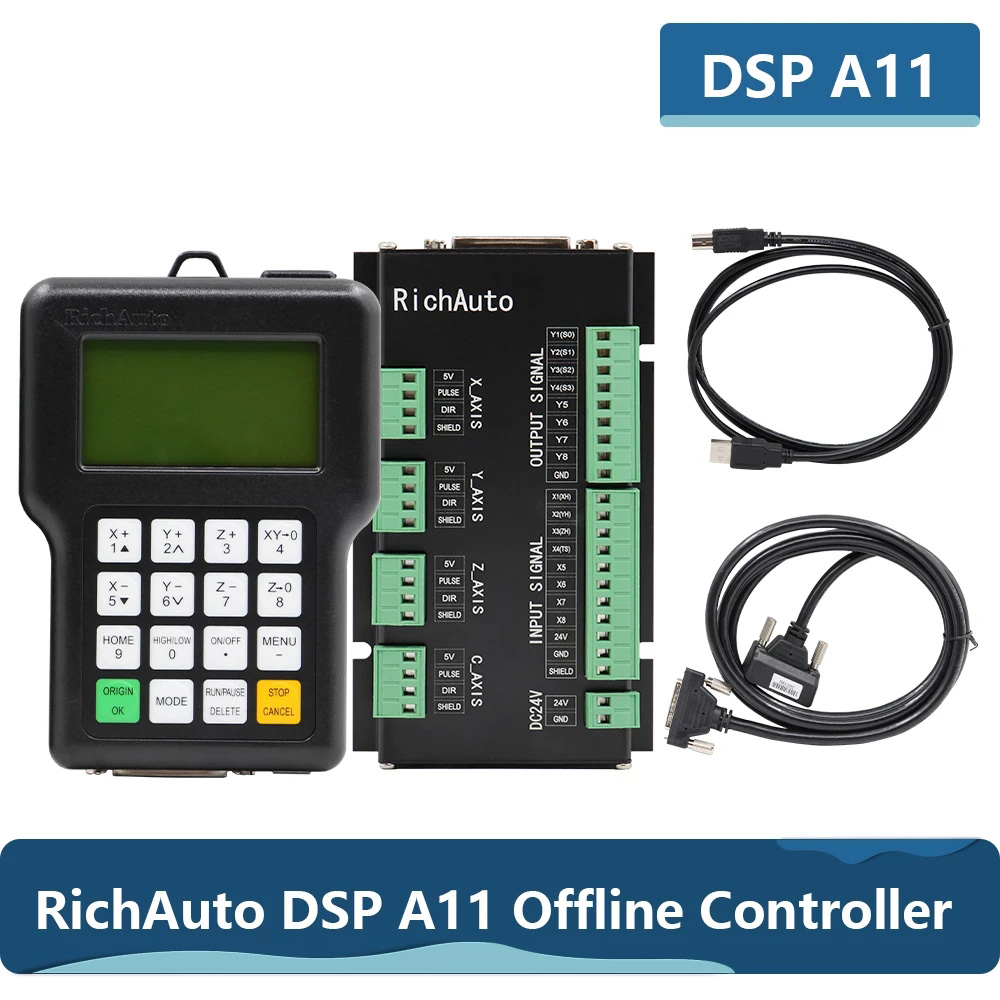 RichAuto-controlador CNC DSP A - Richauto A11 Dsp Controller 3 Axis reseña y precio