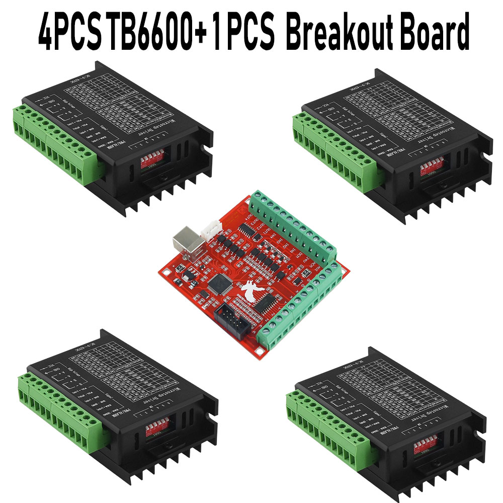 4 Uds controlador de Motor pas - Mach3 Usb Cnc Controller 4 Axis 100Khz reseña y precio