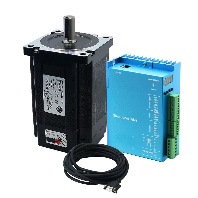 Conjunto de Motor Paso a Paso  - Hybrid Servo Driver Nema 34 8.5Nm reseña y precio