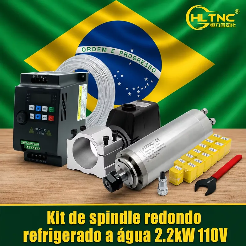 Eje de Fresado de Metal Refrig - 2.2Kw Water Cooled Spindle Kit Vfd reseña y precio