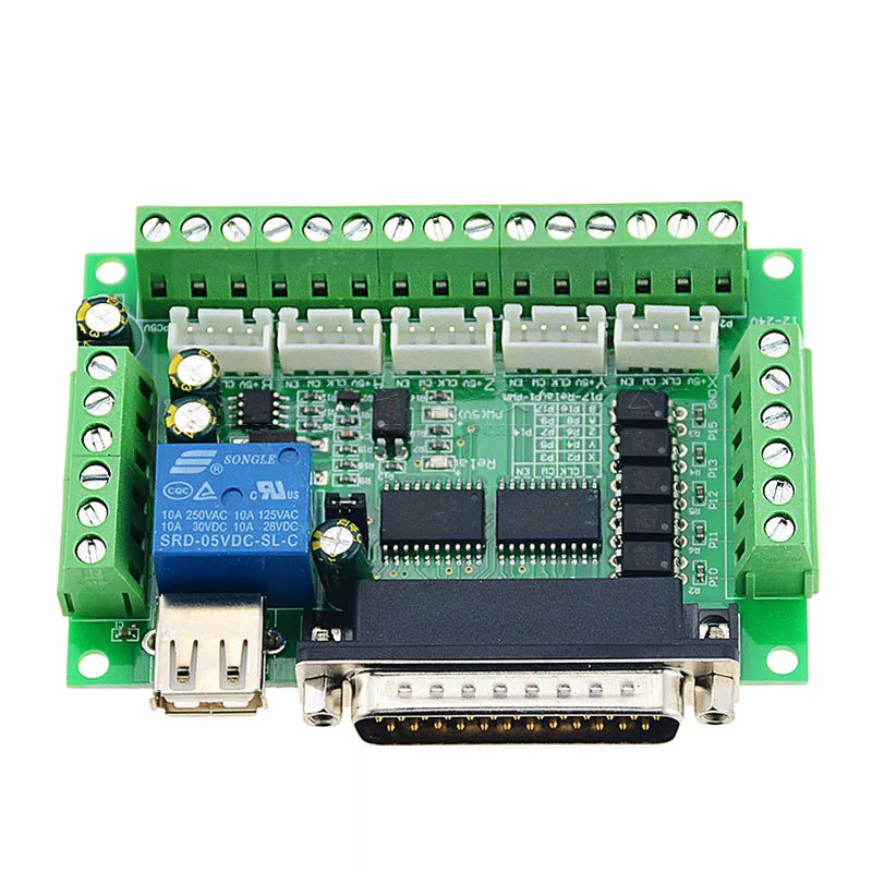 Adaptador de interfaz CNC de 5 - 5 Axis Cnc Breakout Board Interface Mach3 reseña y precio