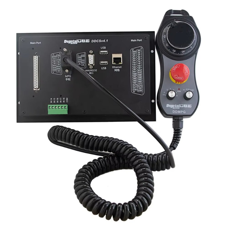 El último Ddcs V4.1 controlado - Ddcs V4.1 4 Axis Cnc Offline Controller reseña y precio