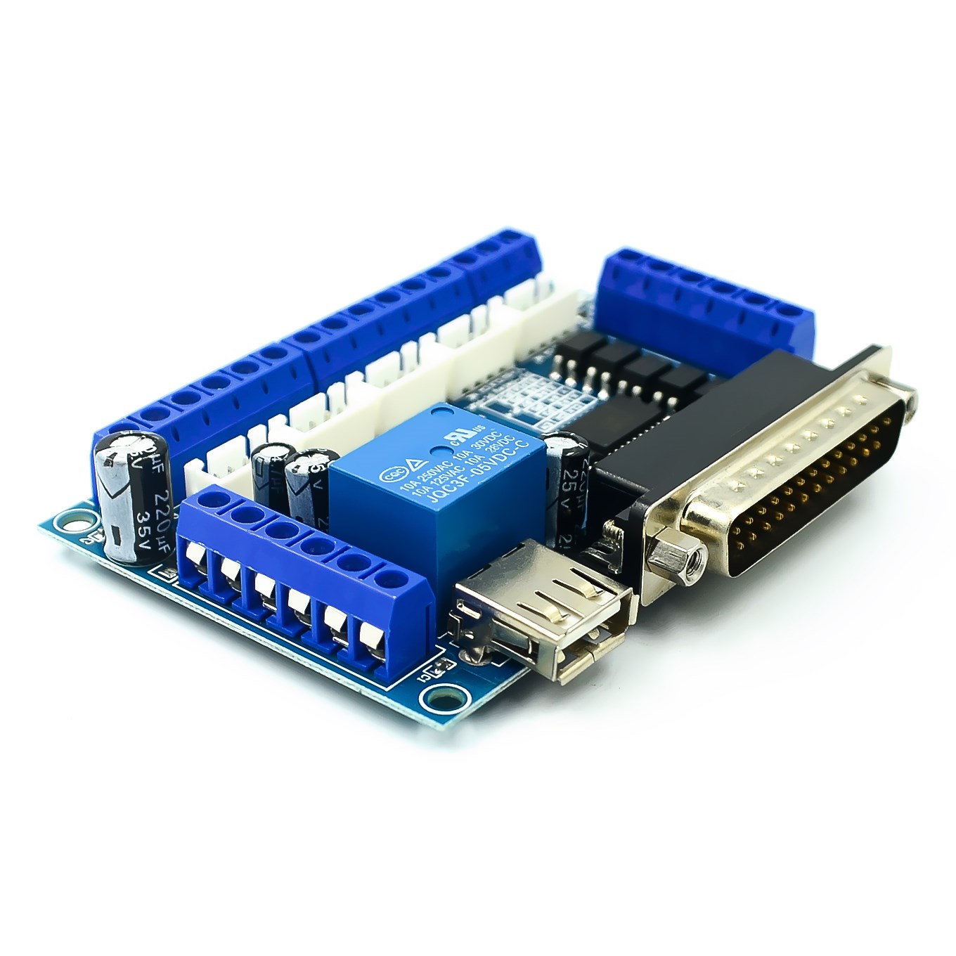 Adaptador de interfaz CNC de 5 - 5 Axis Cnc Breakout Board Interface Mach3 reseña y precio